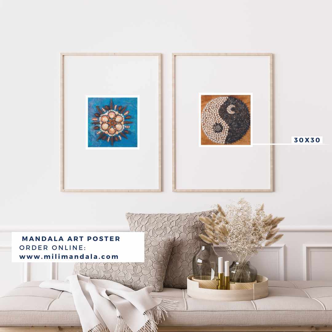 Mandala Wall Poster - Yin and Yang