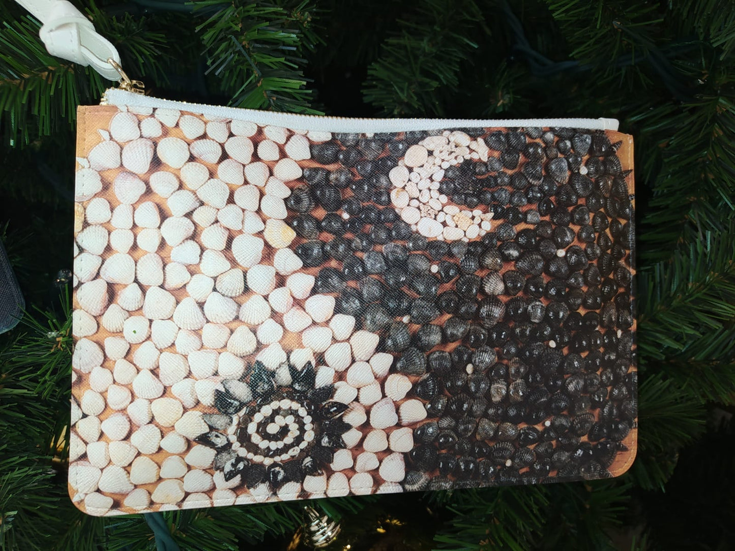 Mandala Seashells Handbag Yin & Yang