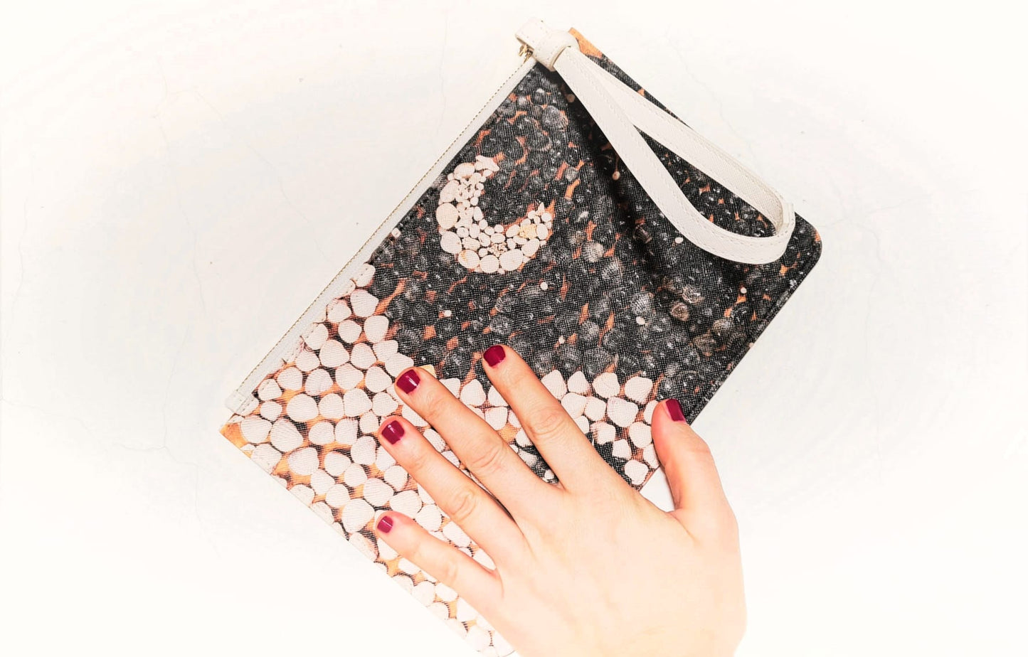 Mandala Seashells Handbag Yin & Yang