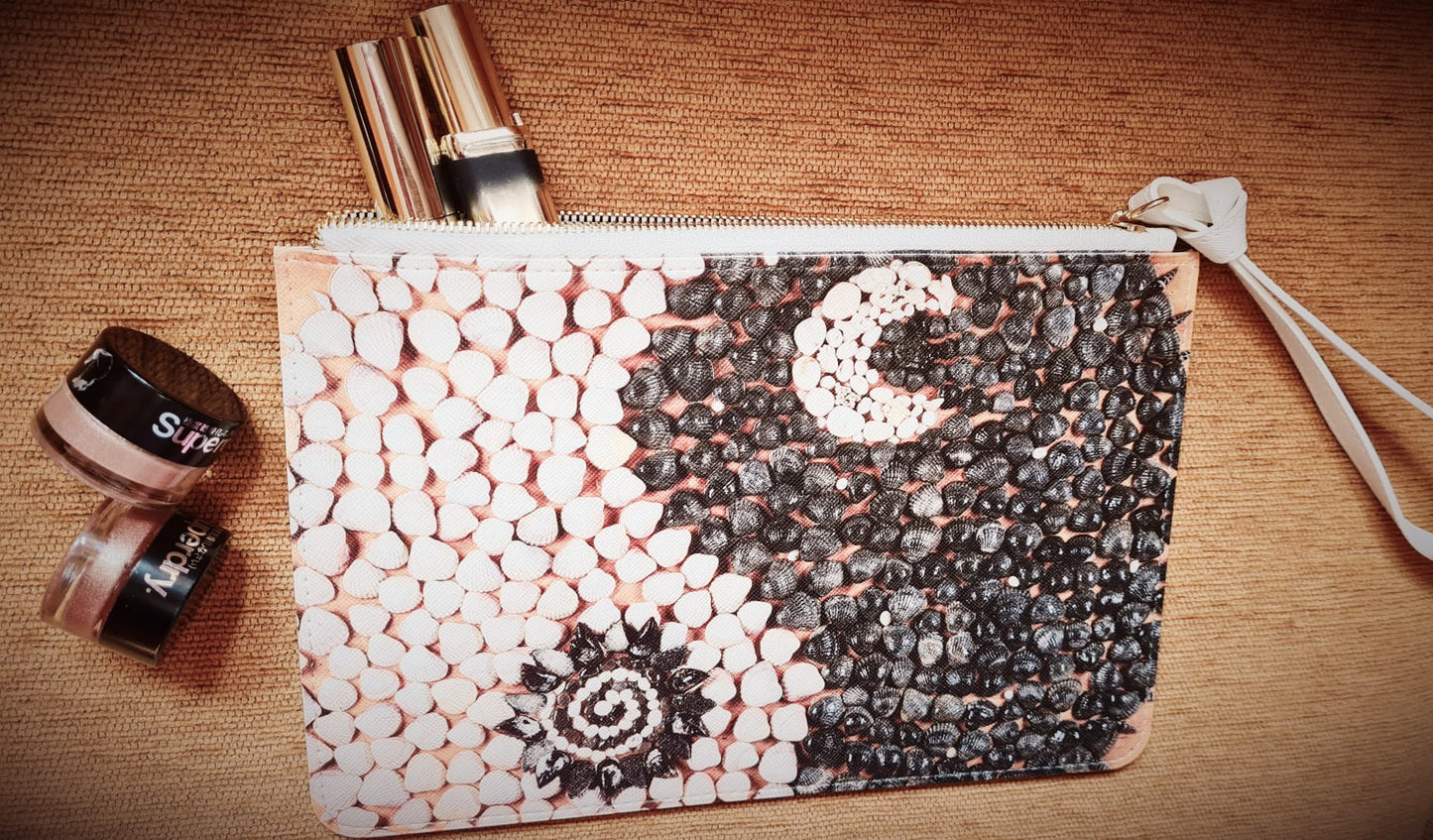 Mandala Seashells Handbag Yin & Yang