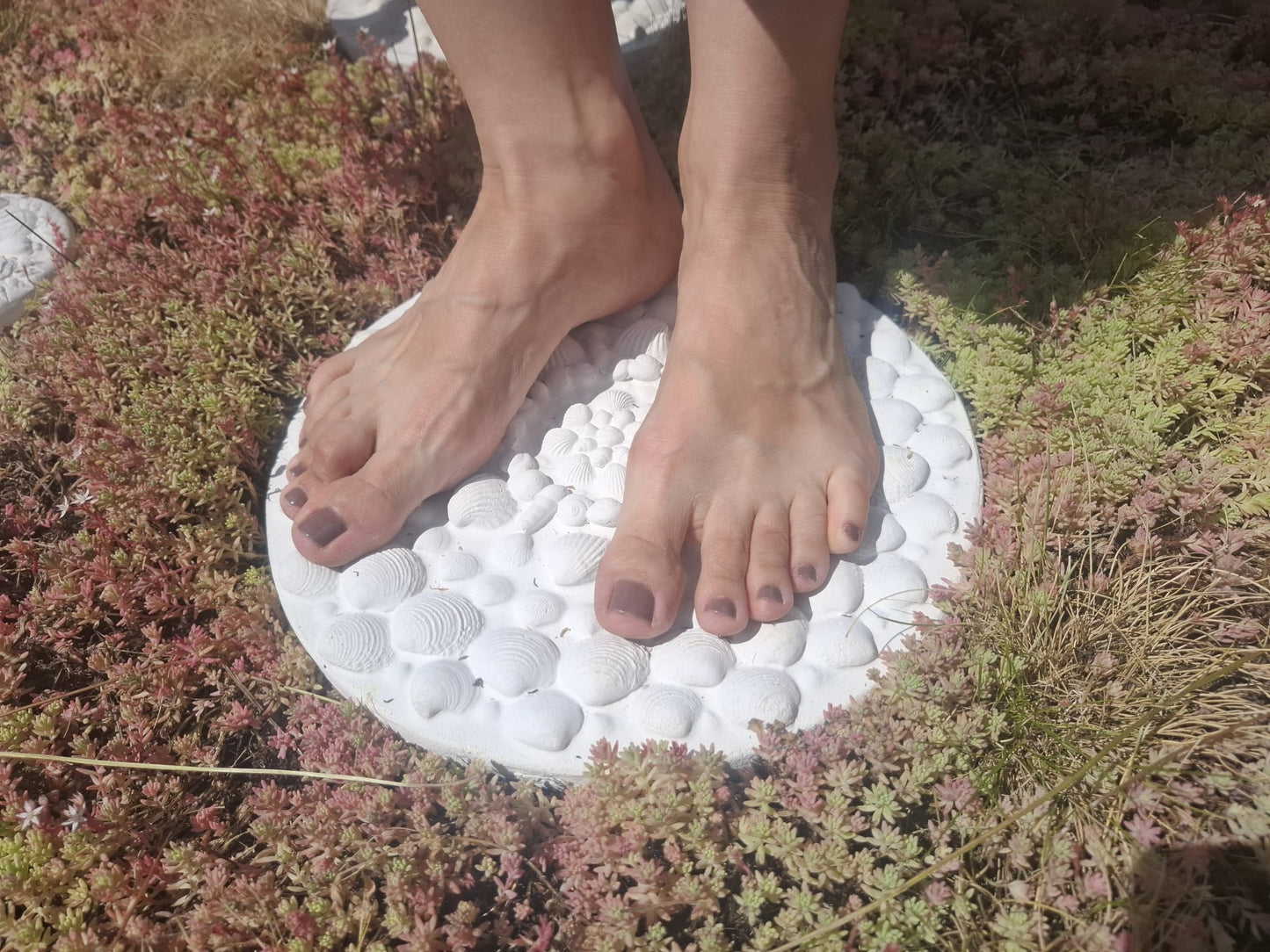 Reflexology mandala "a massage tile" Purification