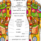 Reflexology mandala "a massage tile" Purification