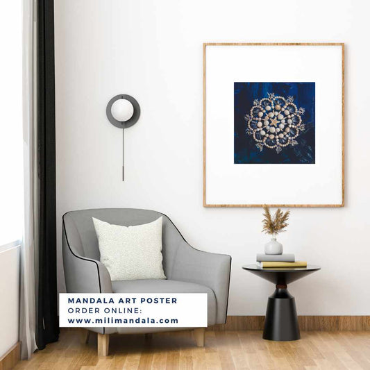 Mandala Wall Poster - Estrella de Mar