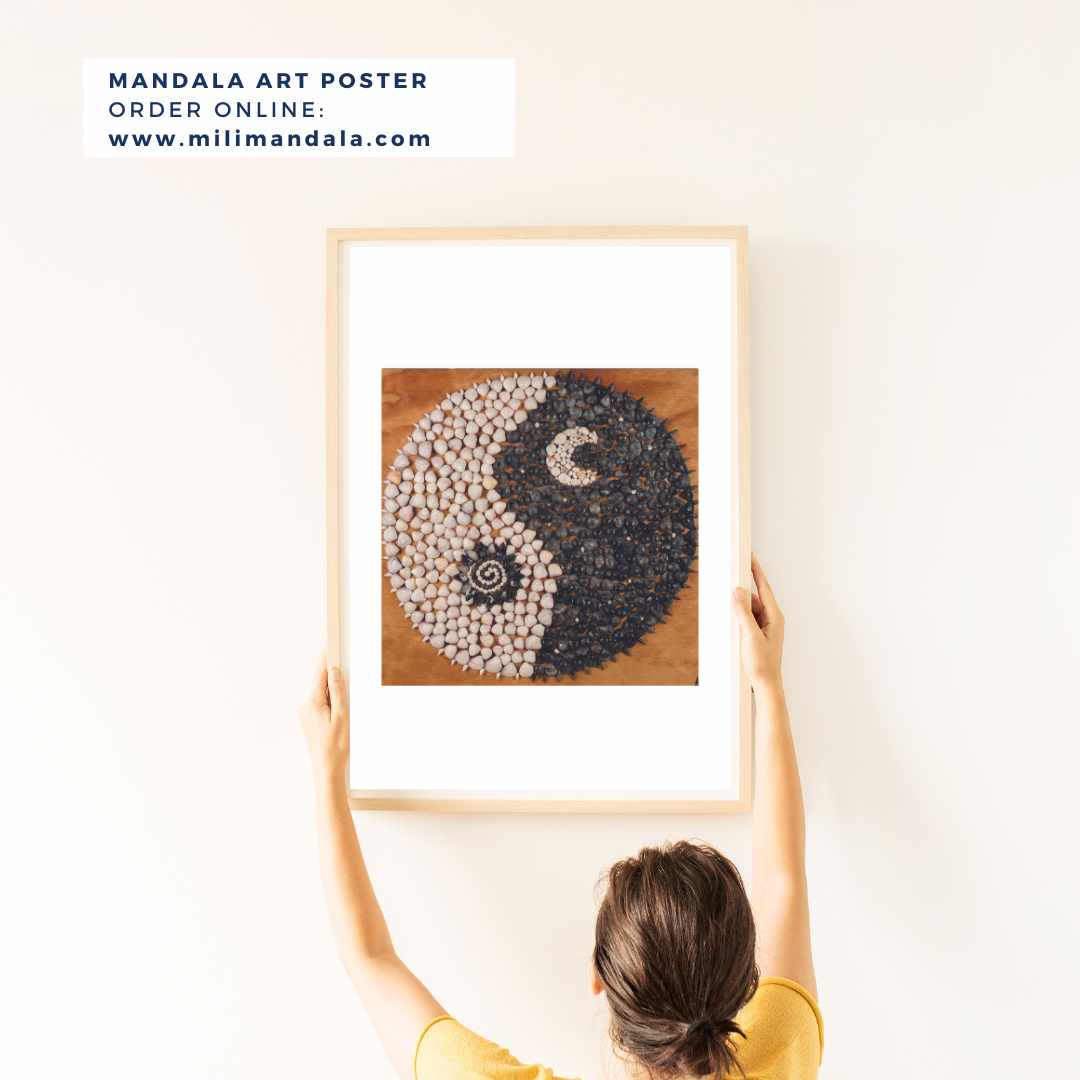 Mandala Wall Poster - Yin and Yang