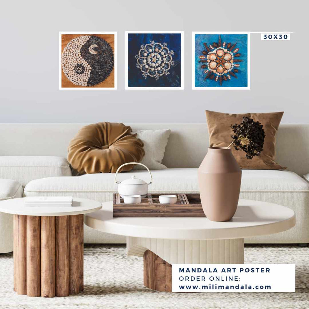 Mandala Wall Poster - Yin and Yang