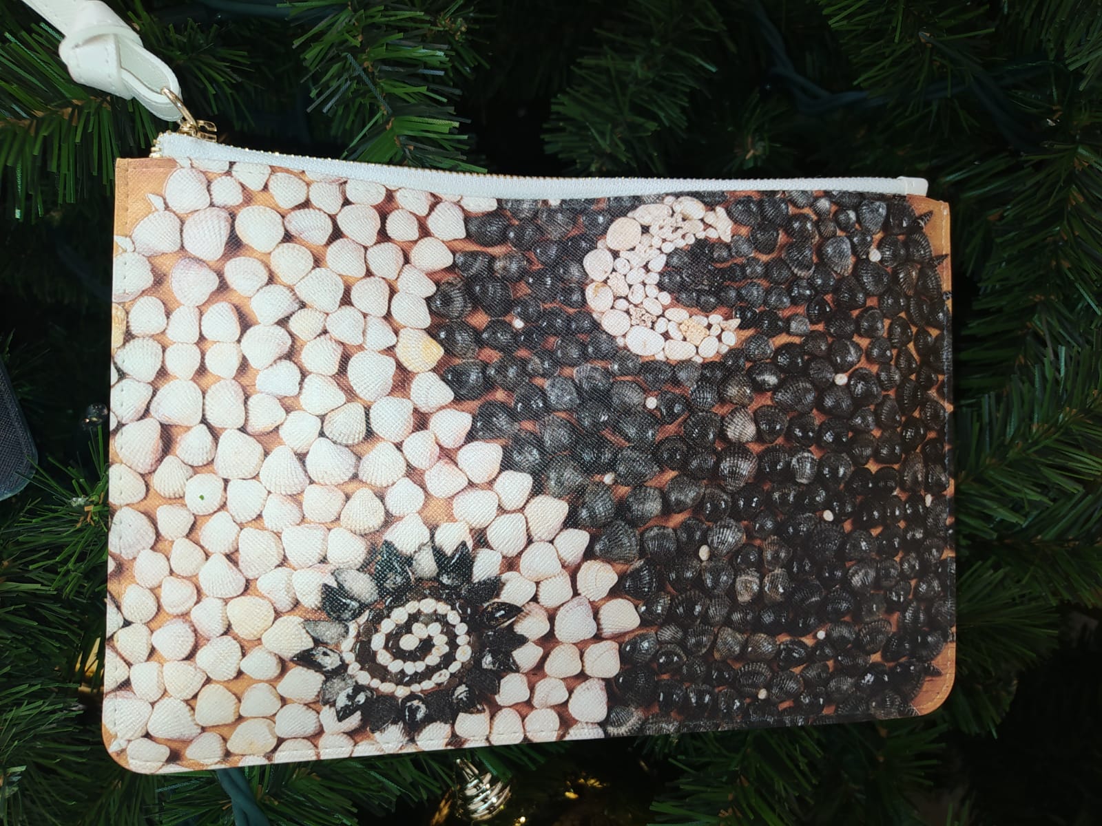 Mandala Seashells Handbag Yin & Yang