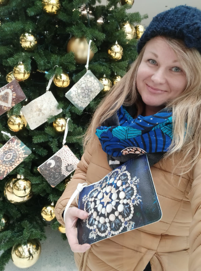 Mandala Seashells Handbag Third Eye