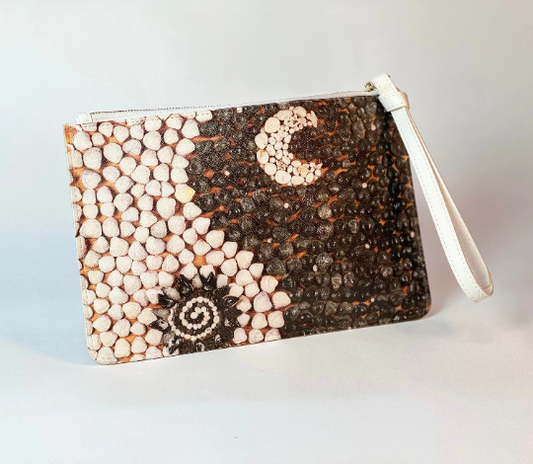 Mandala Seashells Handbag Yin & Yang